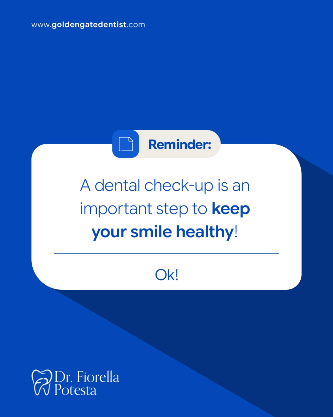 Dental Instagram content example 6